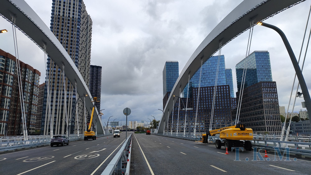 Мостовое сооружение через р. Москва в створе Берегового проезда в г. Москве