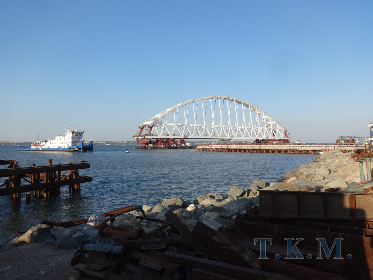 Железнодорожное арочное пролетное строение