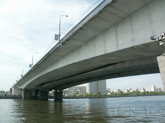 Нагатинский мост через р. Москву