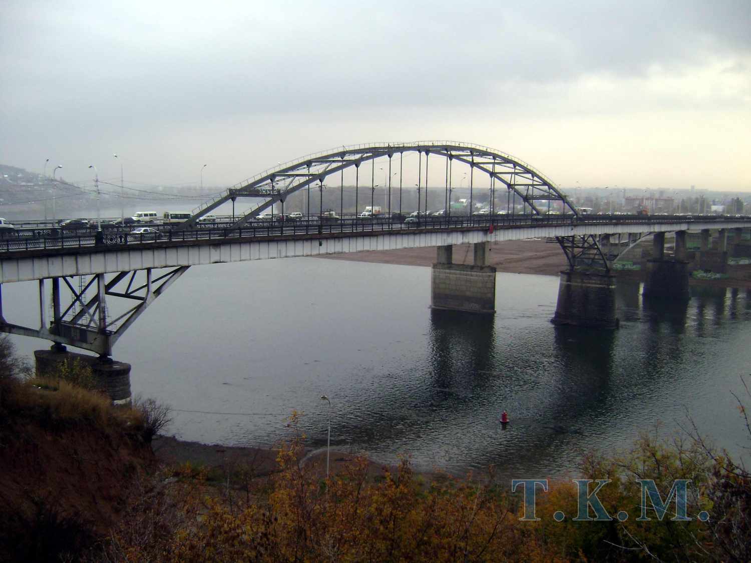 Мост через р. Белую в створе ул. Воровского в г. Уфе