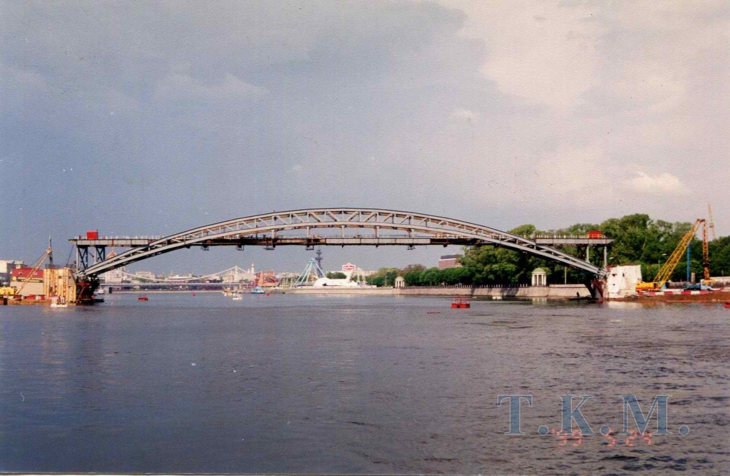 Андреевский мост в г. Москве. Мониторинг в период СМР