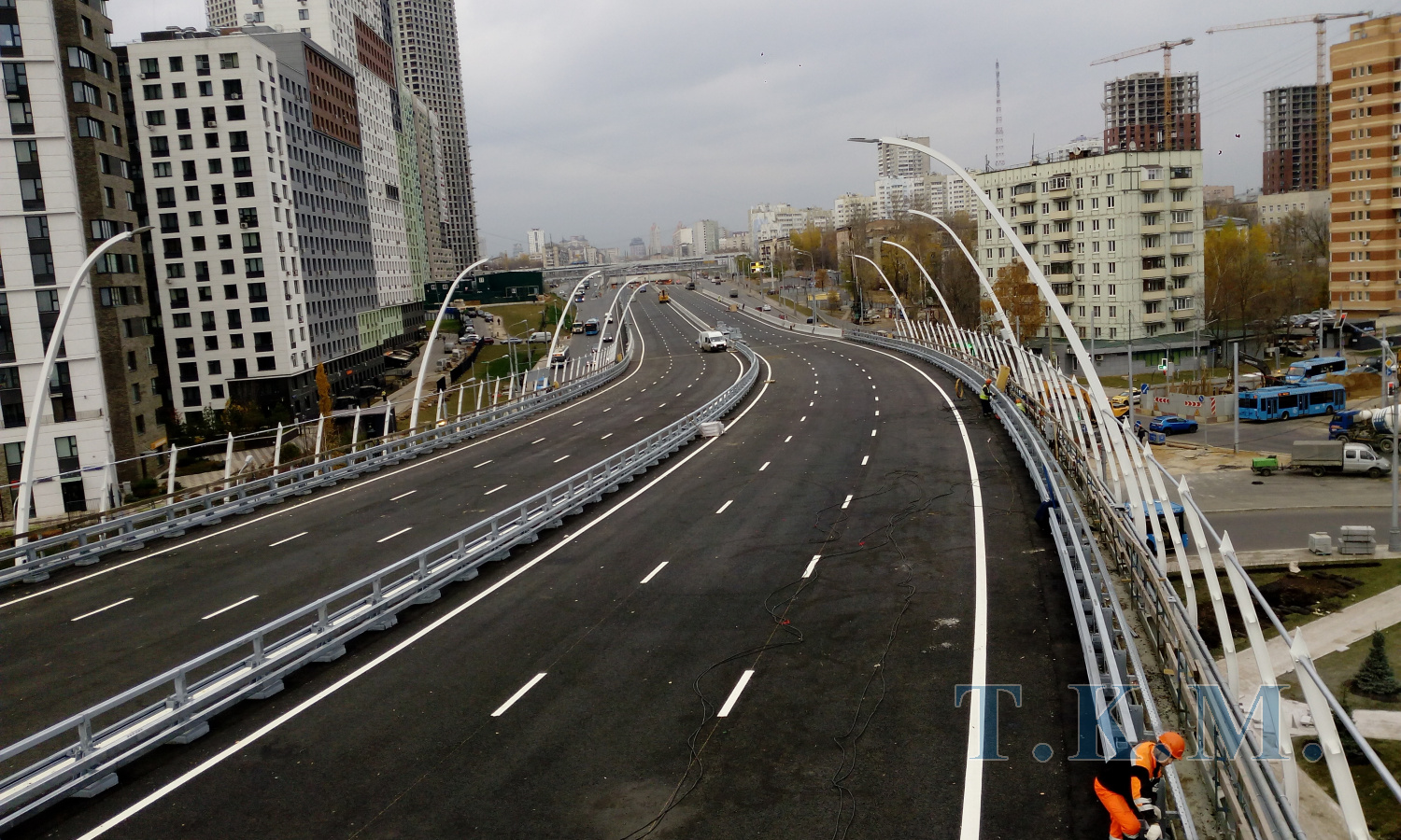 Мост через Карамышевское спрямление в г. Москве
