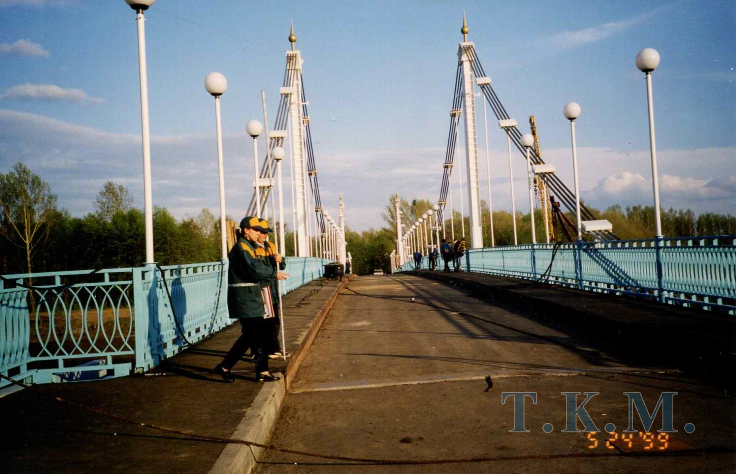 Пешеходный мост через р. Которосль в г. Ярославле