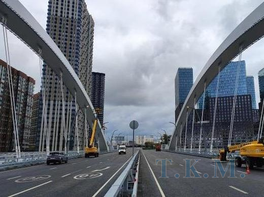 Мостовое сооружение через р. Москва в створе Берегового проезда в г. Москве