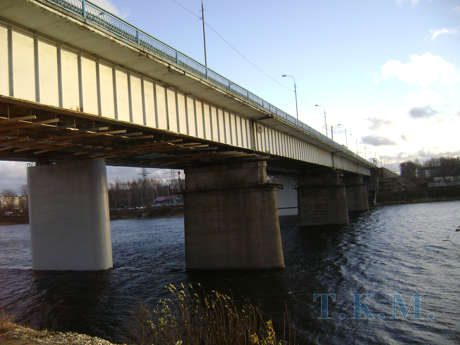 Мост (старый) через р. Волгу в г. Тверь