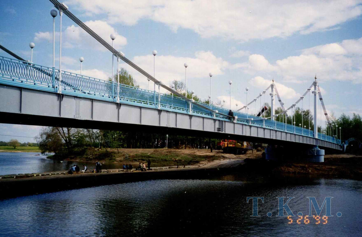 Пешеходный мост через р. Которосль в г. Ярославле