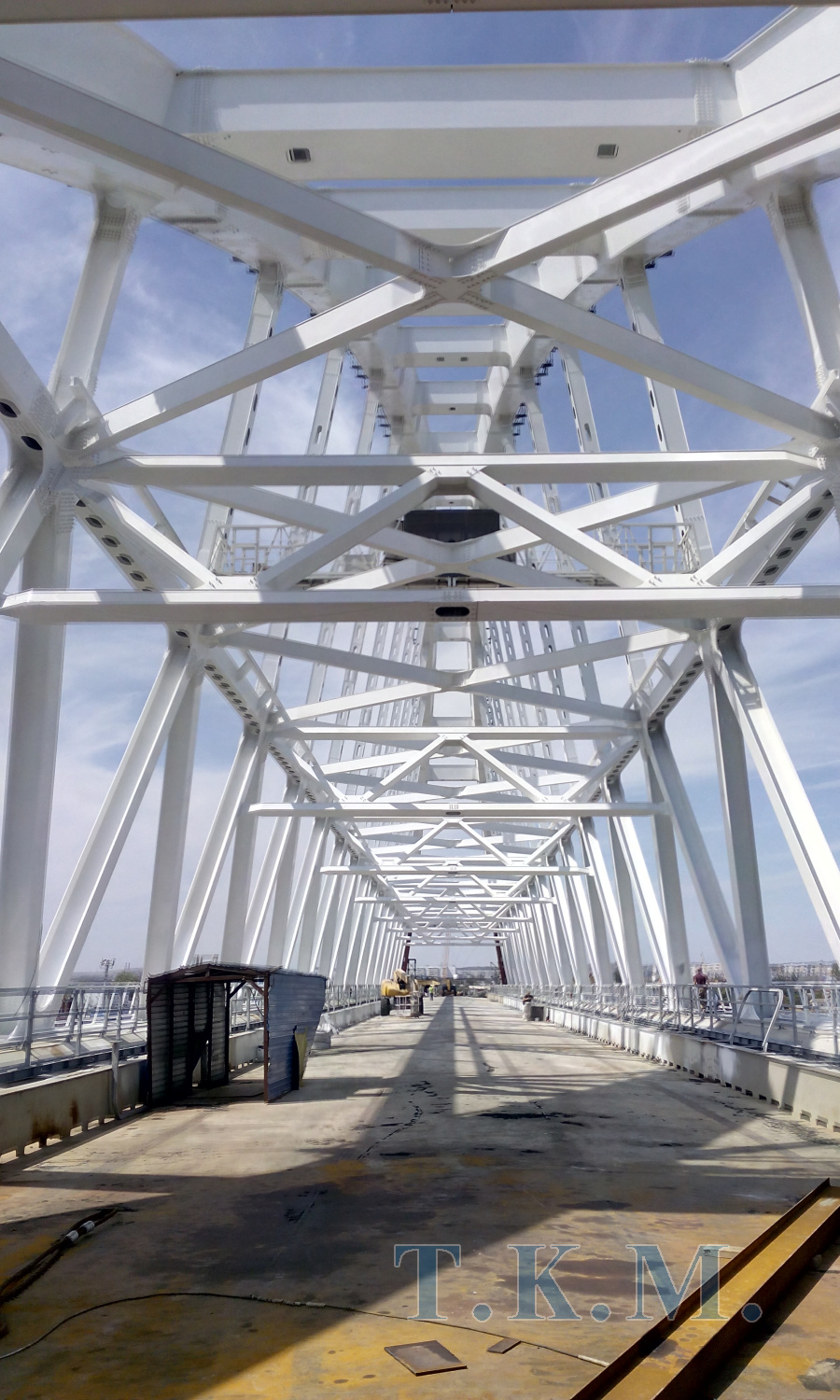 Железнодорожное арочное пролетное строение