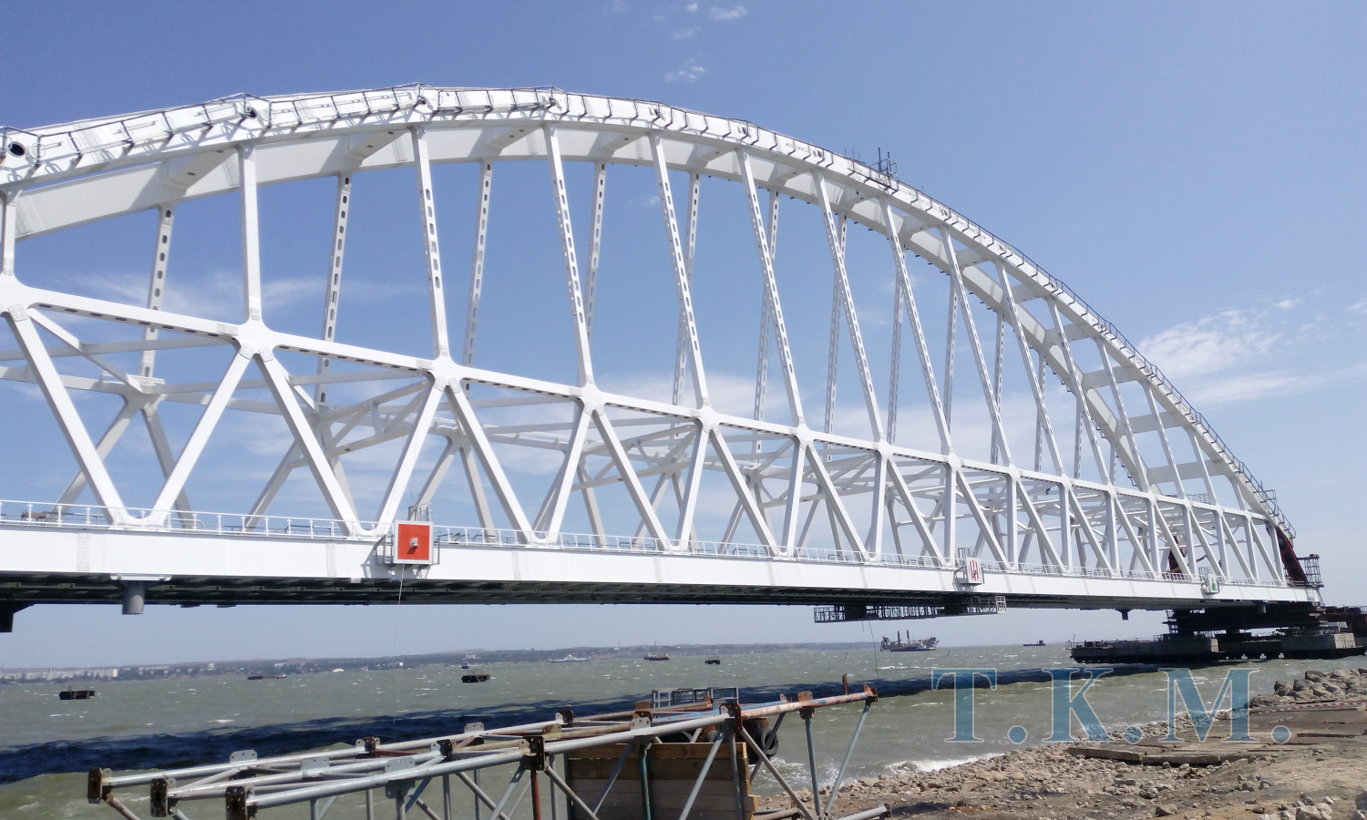 Железнодорожное арочное пролетное строение