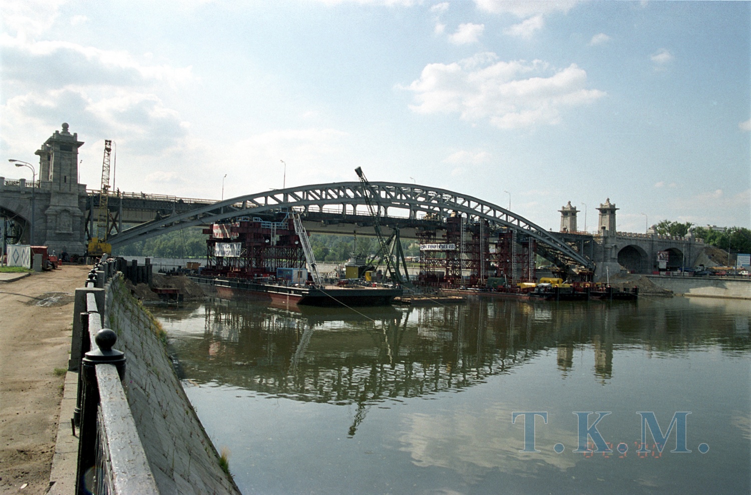 Старый Краснолужский мост в г. Москве
