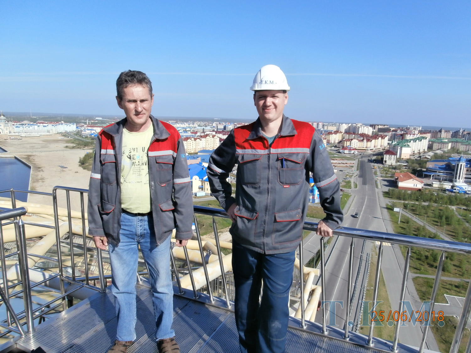 Вантовый мост «Факел» через реку Шайтанку в г. Салехарде