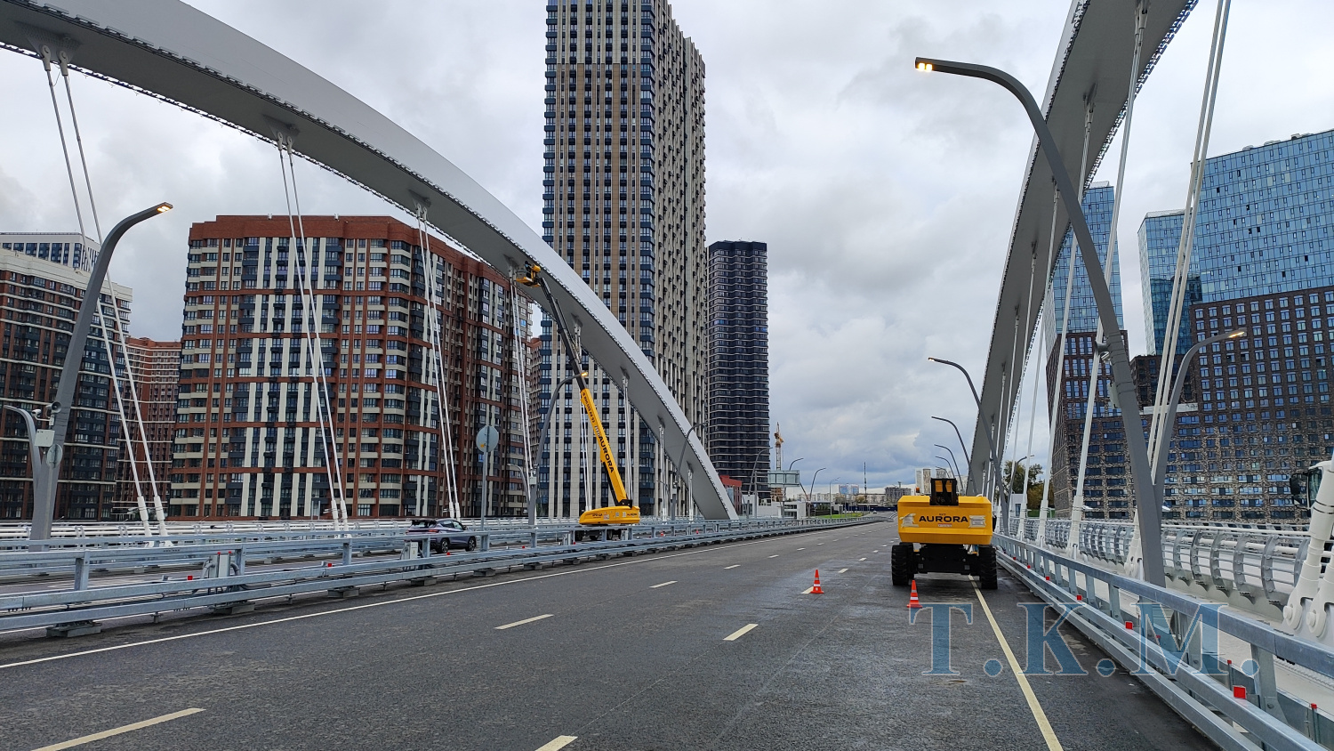 Мостовое сооружение через р. Москва в створе Берегового проезда в г. Москве