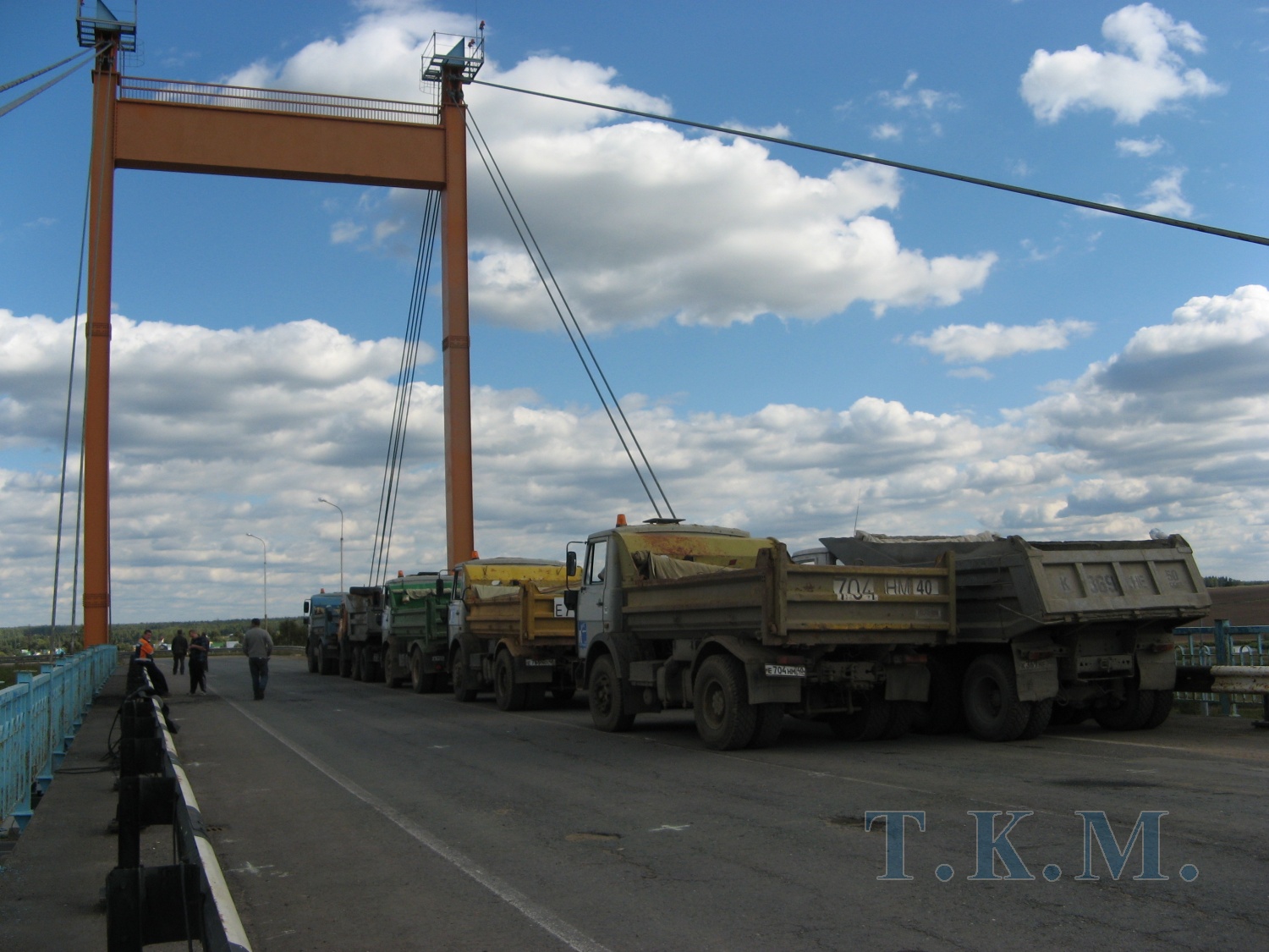 Вантовый мост на а/м М-3 «Украина» у г. Балабаново