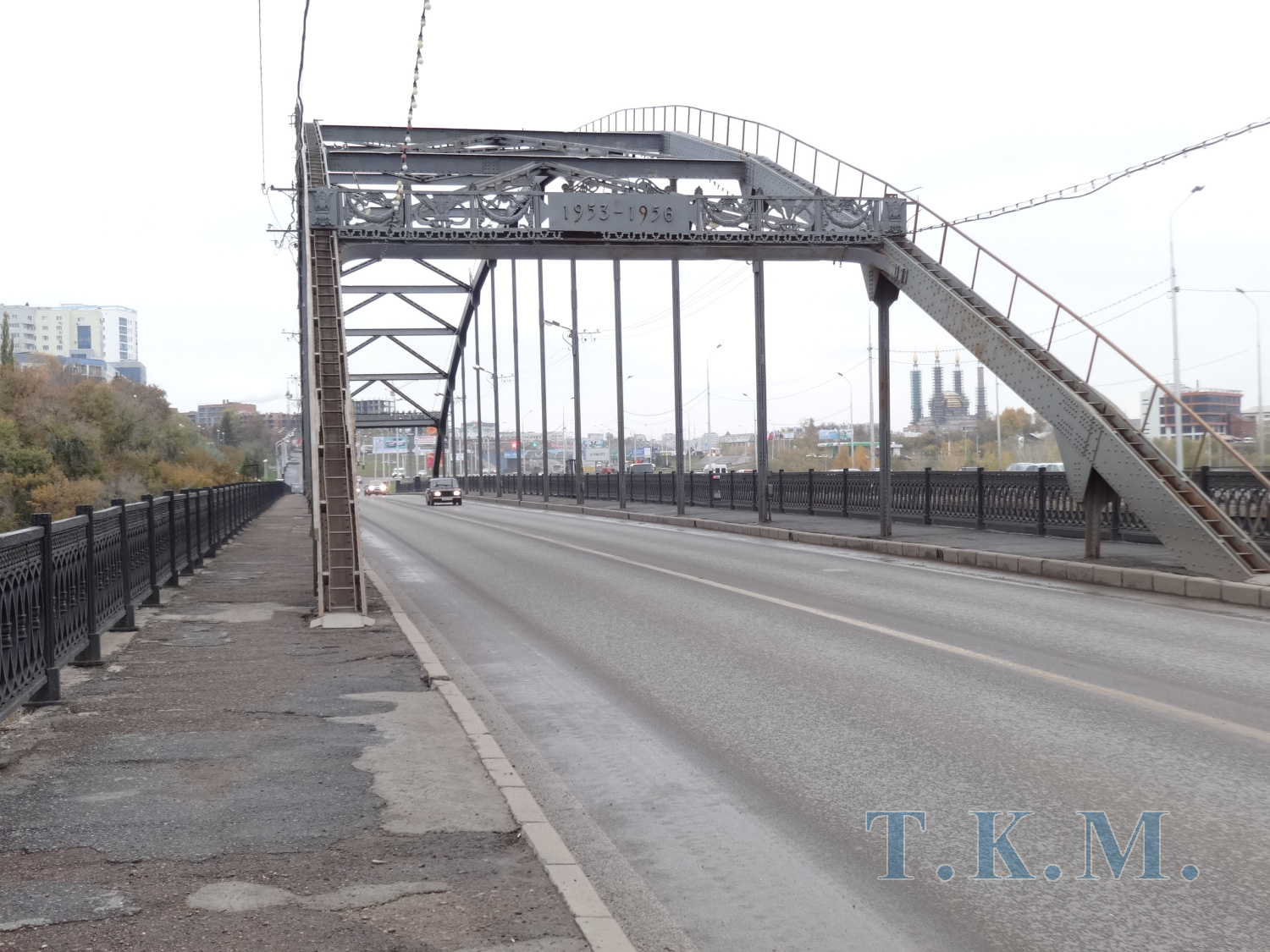 Мост через р. Белую в створе ул. Воровского в г. Уфе