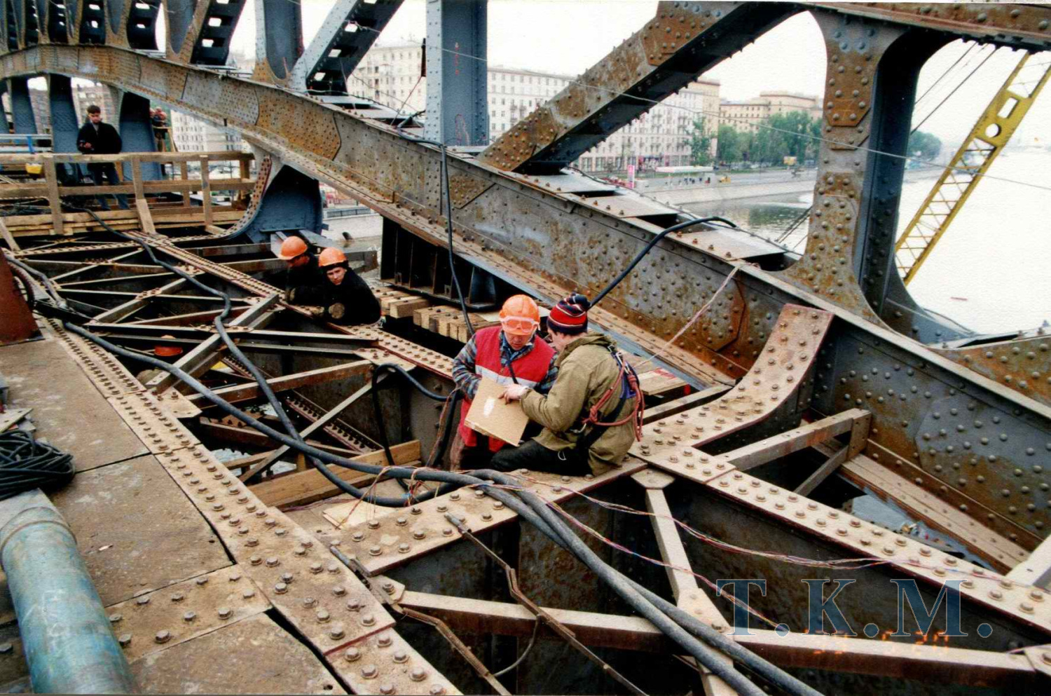 Андреевский мост в г. Москве. Мониторинг в период СМР