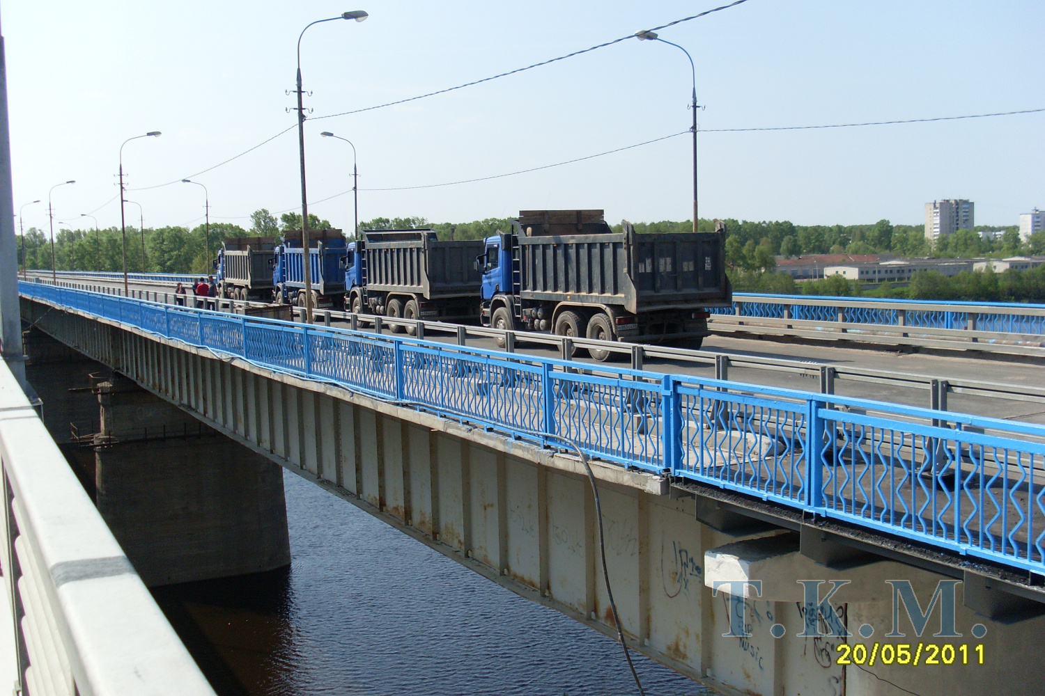 Мост (старый) через р. Волгу в г. Тверь