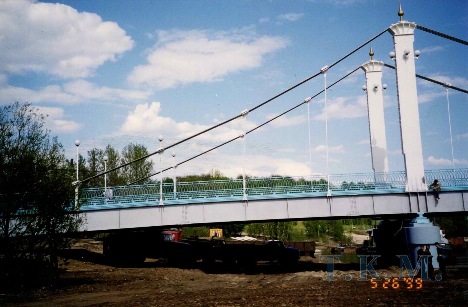Пешеходный мост через р. Которосль в г. Ярославле