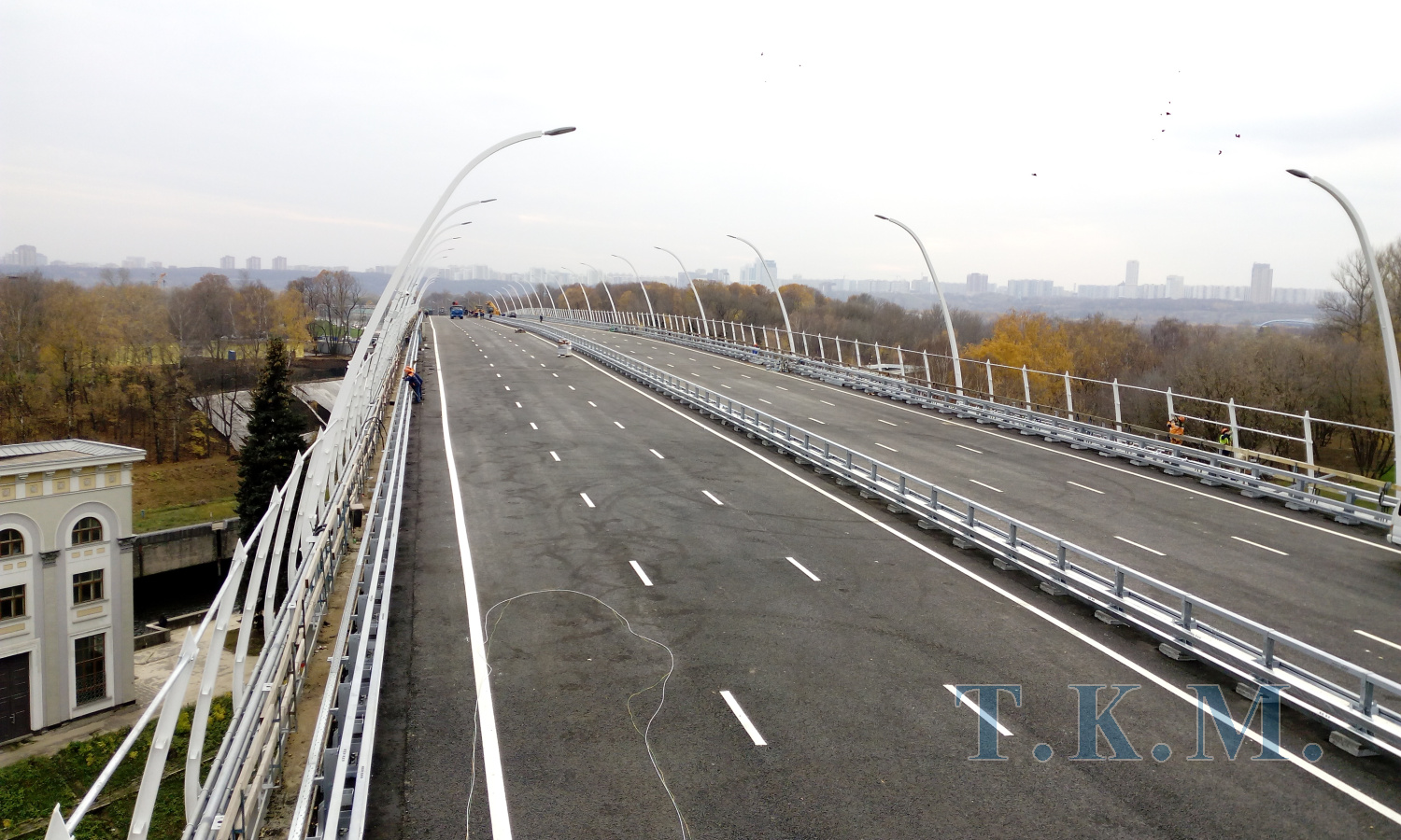 Мост через Карамышевское спрямление в г. Москве