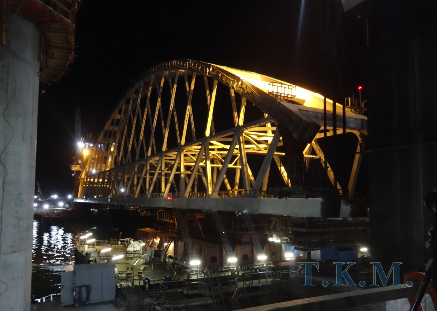 Железнодорожное арочное пролетное строение