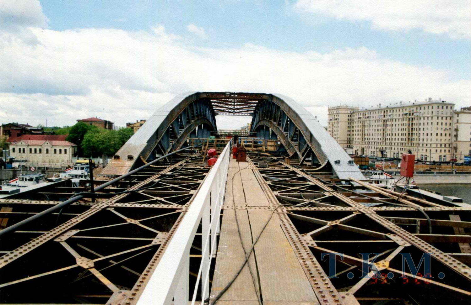 Андреевский мост в г. Москве. Мониторинг в период СМР