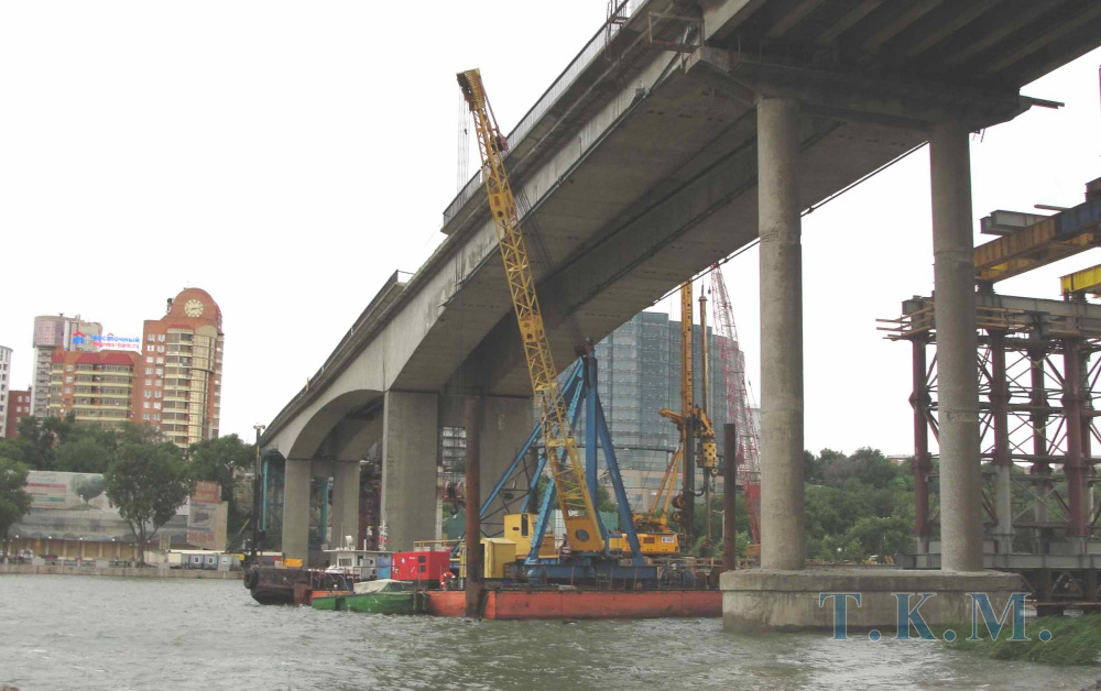 Мост через р. Дон в створе Ворошиловского проспекта в г. Ростов-на-Дону