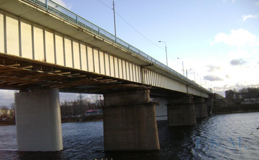 Мост (старый) через р. Волгу в г. Тверь
