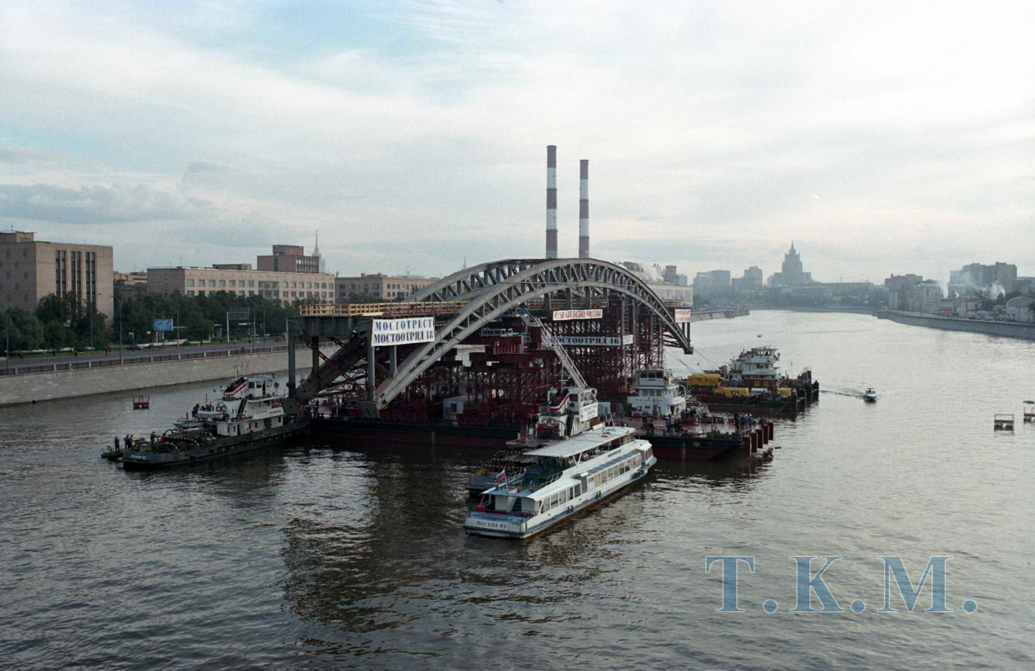 Старый Краснолужский мост в г. Москве