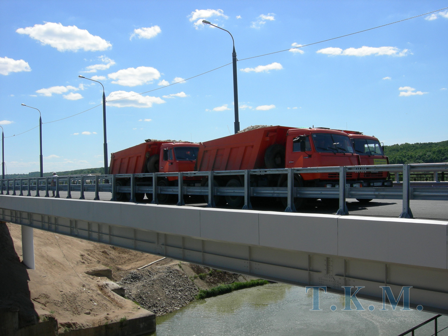 Мост через реку Яченку в г. Калуге