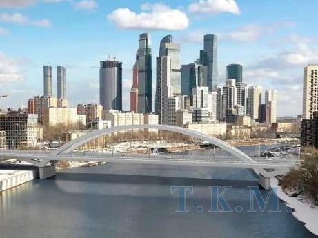 Строительство мостового сооружения через р. Москва в створе Берегового проезда в г. Москве