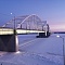 Краснофлотский мост через реку Северная Двина в г. Архангельске